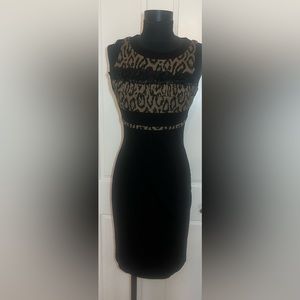 Black dress with lace